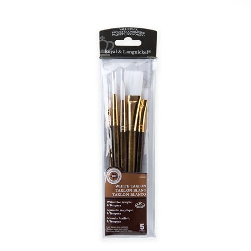 Royal & Langnickel RSET-9163 - White Taklon 5-teiliges Pinsel Set gemischt Royal & Langnickel RSET-9163 - White Taklon 5-teiliges Pinsel Set gemischt von Royal & Langnickel