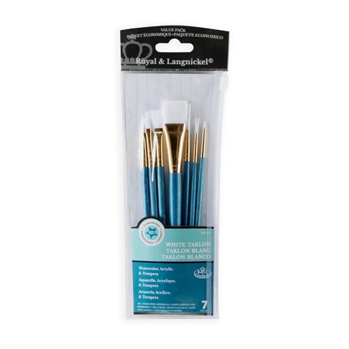 Royal & Langnickel RSET-9181 - White Taklon 7-teiliges Pinsel Set gemischt Royal & Langnickel RSET-9181 - White Taklon 7-teiliges Pinsel Set gemischt von Royal & Langnickel