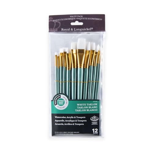 Royal & Langnickel RSET-9309 - Medium White Taklon 12-teiliges Pinsel Set gemischt Royal & Langnickel RSET-9309 - Medium White Taklon 12-teiliges Pinsel Set gemischt von Royal & Langnickel