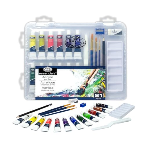 Royal & Langnickel RSET-ART3103 - Essentials Clear View, Small Kassette mit Acrylfarben Set Royal & Langnickel RSET-ART3103 - Essentials Clear View, Small Kassette mit Acrylfarben Set von Royal & Langnickel