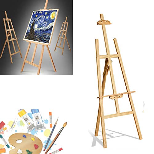 Staffelei Holz Groß 150cm/59inch Kinder Atelierstaffelei Standstaffelei Verstellbare Holzstaffelei Leinwand Ständer Holz Staffelei Dreibeinige Staffelei für Maler Künstler und Veranstaltungen Staffelei Holz Groß 150cm/59inch Kinder Atelierstaffelei Standstaffelei Verstellbare Holzstaffelei Leinwand Ständer Holz Staffelei Dreibeinige Staffelei für Maler Künstler und Veranstaltungen von Royalswill