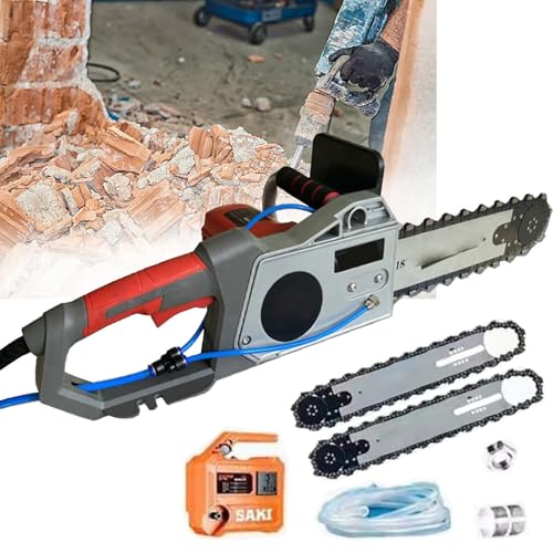 RoyceBee Betonsäge, 5800 W Betonschneidersäge, Bürstenloser Elektrischer Wandnutenschneider mit Wassergespeister Staubunterdrückung zum Schlitzen von Ziegeln, Granit, Marmor, Beton,480 RoyceBee Betonsäge, 5800 W Betonschneidersäge, Bürstenloser Elektrischer Wandnutenschneider mit Wassergespeister Staubunterdrückung zum Schlitzen von Ziegeln, Granit, Marmor, Beton,480 von RoyceBee