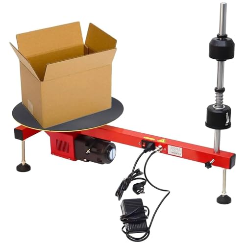 RoyceBee Elektrische Palettenfolienwickelmaschine, Automatisches Folienspannungsverpackungswerkzeug, Kompatibel mit 12-28 Zoll Stretchfolie RoyceBee Elektrische Palettenfolienwickelmaschine, Automatisches Folienspannungsverpackungswerkzeug, Kompatibel mit 12-28 Zoll Stretchfolie von RoyceBee