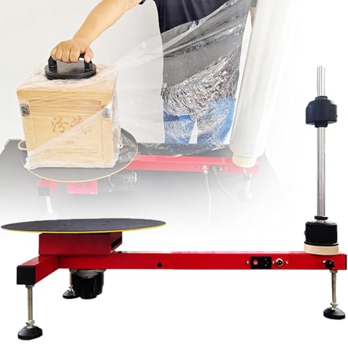 RoyceBee Elektrische Stretch-Flachfolien-Verpackungsmaschine, Tisch-Kartonverpackungsmaschine, elektrischer Tisch-Palettenfolienspender, Geschwindigkeit 50 U/min, für Stretchfolien-Wickelrollen RoyceBee Elektrische Stretch-Flachfolien-Verpackungsmaschine, Tisch-Kartonverpackungsmaschine, elektrischer Tisch-Palettenfolienspender, Geschwindigkeit 50 U/min, für Stretchfolien-Wickelrollen von RoyceBee