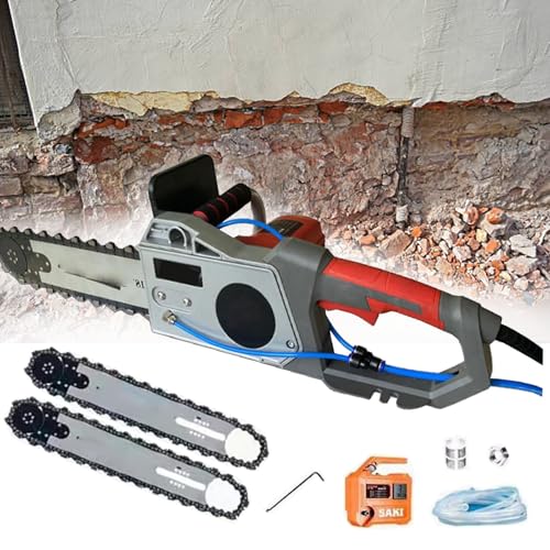 RoyceBee Elektrische Wandnut-Schneidemaschine, Wandfräser für Ziegel, Marmor, Wände, Beton mit 2 Ketten und 2 Führungsplatten, Wasserpumpe und Wasserleitung,480 RoyceBee Elektrische Wandnut-Schneidemaschine, Wandfräser für Ziegel, Marmor, Wände, Beton mit 2 Ketten und 2 Führungsplatten, Wasserpumpe und Wasserleitung,480 von RoyceBee