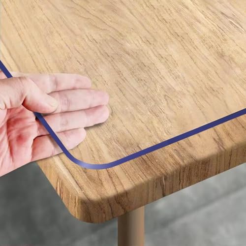 Tischfolie Transparent Tischdecke 100x200 cm, Glasklar Folie Tischschutz Wasserdicht Abwaschbar PVC Tischdecke Transparent Wasserdicht Schutztischdecke, Tisch Schutzfolie Tischfolie Transparent Tischdecke 100x200 cm, Glasklar Folie Tischschutz Wasserdicht Abwaschbar PVC Tischdecke Transparent Wasserdicht Schutztischdecke, Tisch Schutzfolie von Royhom
