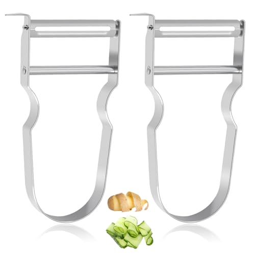 Royomal 2 Stück Sparschäler, Kartoffelschäler, Sparschäler Gemüse, Gemüse Universalschäler, Extra Scharf, für Kartoffeln, Karotten, Gemüse und Obs Royomal 2 Stück Sparschäler, Kartoffelschäler, Sparschäler Gemüse, Gemüse Universalschäler, Extra Scharf, für Kartoffeln, Karotten, Gemüse und Obs von Royomal