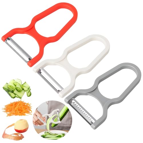 Royomal 3 Stück Sparschäler, Kartoffelschäler, Sparschäler Gemüse, Gemüse Universalschäler, Extra Scharf, für Kartoffeln, Karotten, Gemüse und Obs Royomal 3 Stück Sparschäler, Kartoffelschäler, Sparschäler Gemüse, Gemüse Universalschäler, Extra Scharf, für Kartoffeln, Karotten, Gemüse und Obs von Royomal