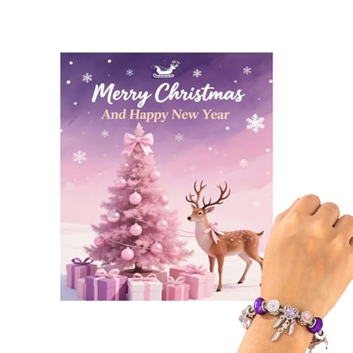 Countdown-Kalender | Countdown bis Weihnachten – Schmuckherstellungs-Set, 24 Tage, Strumpffüller, Partygeschenke für Frauen, Teenager, Kinder, Urlaubsbasteln Countdown-Kalender | Countdown bis Weihnachten – Schmuckherstellungs-Set, 24 Tage, Strumpffüller, Partygeschenke für Frauen, Teenager, Kinder, Urlaubsbasteln von Rproonay