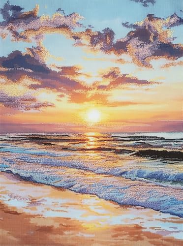 Rqwybcaxn 14Ct Kreuzstich Stickpackungen Erwachsene, Sonnenaufgang Strand Stickvorlagen Vorgedruckt Kreuzstich Stickpackung Zum Sticken Starter Set Für Erwachsene Kinder Anfänger,40X50Cm Rqwybcaxn 14Ct Kreuzstich Stickpackungen Erwachsene, Sonnenaufgang Strand Stickvorlagen Vorgedruckt Kreuzstich Stickpackung Zum Sticken Starter Set Für Erwachsene Kinder Anfänger,40X50Cm von Rqwybcaxn
