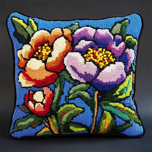 Rqwybcaxn Diy Kissen Knüpfen Set Pfingstrosenblüten Knüpfpackungen Hund Und Blumen Knüpfpackungen Zum Selbermachen Garnpackungen Kissen Teppich Muster Kunst Und Handwerk Häkeln Handarbeit 43X43Cm Rqwybcaxn Diy Kissen Knüpfen Set Pfingstrosenblüten Knüpfpackungen Hund Und Blumen Knüpfpackungen Zum Selbermachen Garnpackungen Kissen Teppich Muster Kunst Und Handwerk Häkeln Handarbeit 43X43Cm von Rqwybcaxn