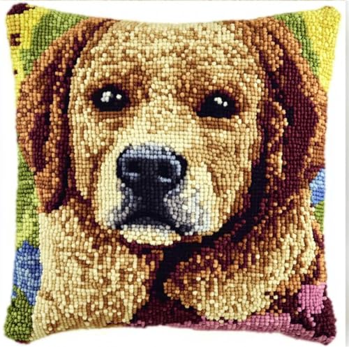 Rqwybcaxn Diy Knüpfen Set Knüpfhaken-Sets Labrador Retriever Knüpfhaken-Sets,Diy-Kissenbezug,Bastelsets,Sticksets Mit Bedruckter Leinwand 43X43Cm Rqwybcaxn Diy Knüpfen Set Knüpfhaken-Sets Labrador Retriever Knüpfhaken-Sets,Diy-Kissenbezug,Bastelsets,Sticksets Mit Bedruckter Leinwand 43X43Cm von Rqwybcaxn