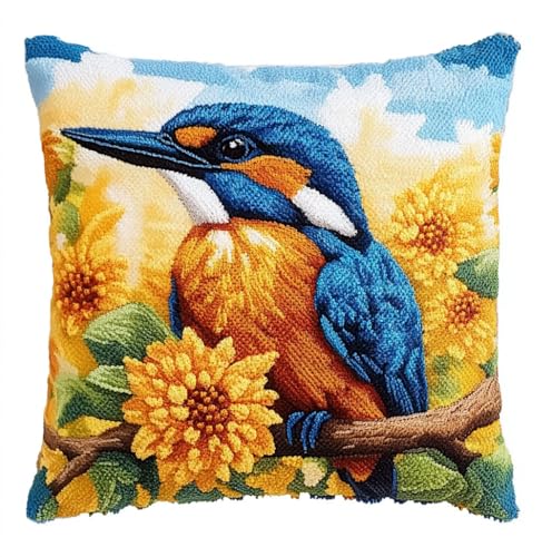 Rqwybcaxn Diy Knüpfkissen Zum Selber Knüpfen Eisvogel Knüpfhaken-Sets Fantasietiere Diy Haken Gestrickter Bestickter Teppich Kissen Stickerei Knüpfhaken Teppich Set 43X43Cm Rqwybcaxn Diy Knüpfkissen Zum Selber Knüpfen Eisvogel Knüpfhaken-Sets Fantasietiere Diy Haken Gestrickter Bestickter Teppich Kissen Stickerei Knüpfhaken Teppich Set 43X43Cm von Rqwybcaxn
