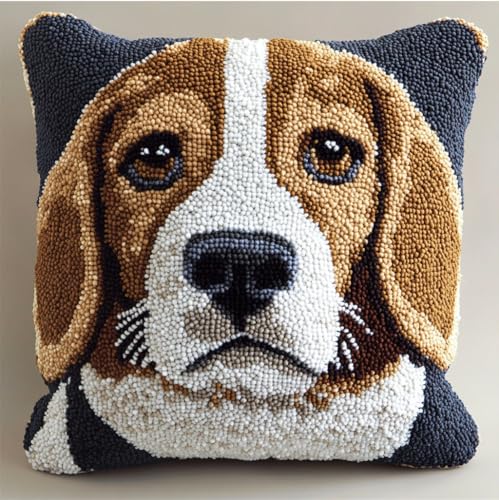 Rqwybcaxn Diy Knüpfkissen Zum Selber Knüpfen Knüpfhaken-Set Beagle-Hund,3D-Kissen,Materialien,Paketbezug,Knüpfhaken-Set,Kissen-Stickset,Bastel- Und Heimdekoration 43X43Cm Rqwybcaxn Diy Knüpfkissen Zum Selber Knüpfen Knüpfhaken-Set Beagle-Hund,3D-Kissen,Materialien,Paketbezug,Knüpfhaken-Set,Kissen-Stickset,Bastel- Und Heimdekoration 43X43Cm von Rqwybcaxn