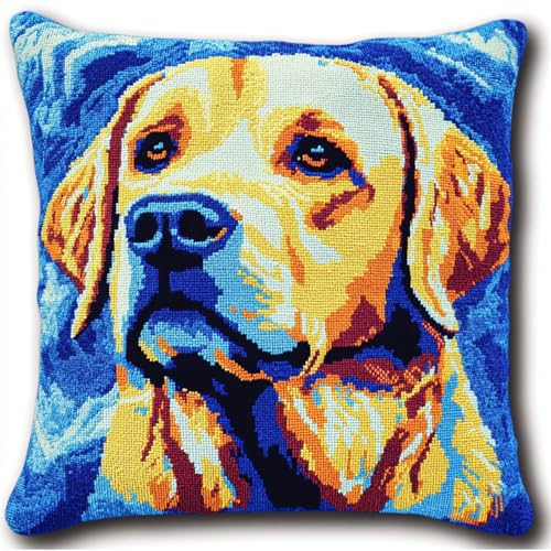 Rqwybcaxn Diy Knüpfkissen Zum Selber Knüpfen Knüpfhaken-Set Labrador Retriever,3D-Kissen,Materialien,Paketbezug,Knüpfhaken-Set,Kissen-Stickset,Bastel- Und Heimdekoration 43X43Cm Rqwybcaxn Diy Knüpfkissen Zum Selber Knüpfen Knüpfhaken-Set Labrador Retriever,3D-Kissen,Materialien,Paketbezug,Knüpfhaken-Set,Kissen-Stickset,Bastel- Und Heimdekoration 43X43Cm von Rqwybcaxn