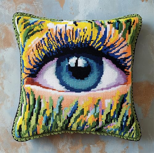 Rqwybcaxn Diy Knüpfkissen Zum Selber Knüpfen Knüpfhaken-Set Schönes Großes Auge Diy-Haken,Gestrickt,Bestickter Teppich,Kissen,Stickerei,Knüpfhaken-Teppich-Set 43X43Cm Rqwybcaxn Diy Knüpfkissen Zum Selber Knüpfen Knüpfhaken-Set Schönes Großes Auge Diy-Haken,Gestrickt,Bestickter Teppich,Kissen,Stickerei,Knüpfhaken-Teppich-Set 43X43Cm von Rqwybcaxn