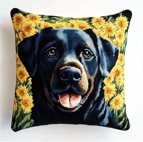 Rqwybcaxn Diy Knüpfkissen Zum Selber Knüpfen Labrador Retriever Knüpfhaken-Sets,Cartoon-Tiere,3D-Kissen,Materialien,Paketbezug,Knüpfhaken-Set,Kissen-Stickerei-Set,Bastel-Heimdekoration 43X43Cm Rqwybcaxn Diy Knüpfkissen Zum Selber Knüpfen Labrador Retriever Knüpfhaken-Sets,Cartoon-Tiere,3D-Kissen,Materialien,Paketbezug,Knüpfhaken-Set,Kissen-Stickerei-Set,Bastel-Heimdekoration 43X43Cm von Rqwybcaxn
