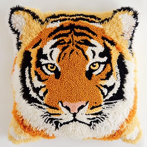 Rqwybcaxn Knüpfkissen Set Schildkröte Knüpfkissen Set Für Anfänger Erwachsene Oder Kinder Zum Selber Knüpfen,Diy Knüpfteppich Knüpfpackung,43X43Cm von Rqwybcaxn