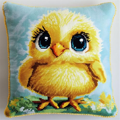 Rqwybcaxn Knüpfkissen Set Süßes Kleines Huhn Knüpfkissen Set Für Anfänger Erwachsene Oder Kinder Zum Selber Knüpfen,Diy Knüpfteppich Knüpfpackung,43X43Cm Rqwybcaxn Knüpfkissen Set Süßes Kleines Huhn Knüpfkissen Set Für Anfänger Erwachsene Oder Kinder Zum Selber Knüpfen,Diy Knüpfteppich Knüpfpackung,43X43Cm von Rqwybcaxn
