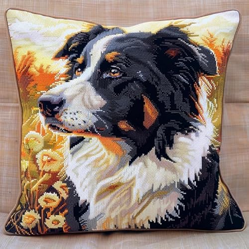 Rqwybcaxn Knüpfteppich Zum Selber Knüpf-Sets 43X43Cm, Border Collie Haustier,Latch Hook Kits Teppiche, Diy Dekorative Kissenbezüge Stickerei Kreuzstich Kunsthandwerk Rqwybcaxn Knüpfteppich Zum Selber Knüpf-Sets 43X43Cm, Border Collie Haustier,Latch Hook Kits Teppiche, Diy Dekorative Kissenbezüge Stickerei Kreuzstich Kunsthandwerk von Rqwybcaxn