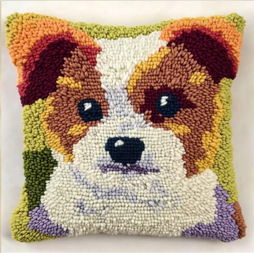 Rqwybcaxn Knüpfteppich Zum Selber Knüpf-Sets 43X43Cm, Jack Russell Terrierriegel,Latch Hook Kits Teppiche, Diy Dekorative Kissenbezüge Stickerei Kreuzstich Kunsthandwerk Rqwybcaxn Knüpfteppich Zum Selber Knüpf-Sets 43X43Cm, Jack Russell Terrierriegel,Latch Hook Kits Teppiche, Diy Dekorative Kissenbezüge Stickerei Kreuzstich Kunsthandwerk von Rqwybcaxn