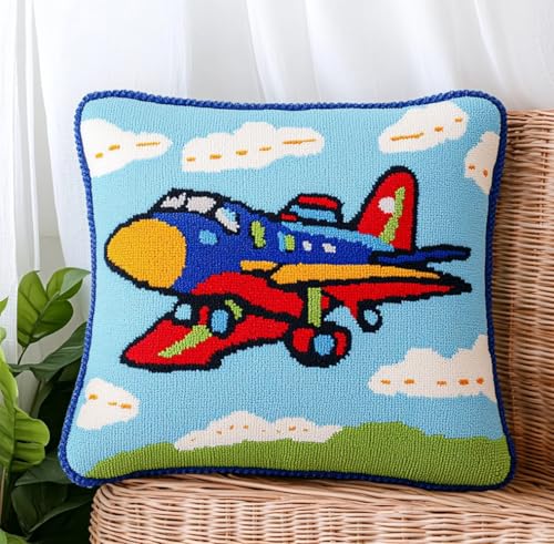 Rqwybcaxn Tier Diy Knüpfkissen Zum Selber Knüpfen Knüpfhaken-Set,Cartoon-Flugzeug,Knüpfhaken,Kissen-Stickset,Bastel- Und Heimdekoration,Latch Hook Kit,43X43Cm Rqwybcaxn Tier Diy Knüpfkissen Zum Selber Knüpfen Knüpfhaken-Set,Cartoon-Flugzeug,Knüpfhaken,Kissen-Stickset,Bastel- Und Heimdekoration,Latch Hook Kit,43X43Cm von Rqwybcaxn