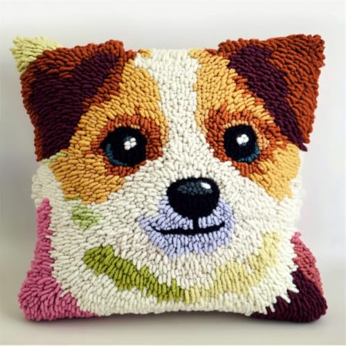 Rqwybcaxn Tier Diy Knüpfkissen Zum Selber Knüpfen Knüpfhaken-Set,Jack Russell Terrierriegel,Knüpfhaken,Kissen-Stickset,Bastel- Und Heimdekoration,Latch Hook Kit,43X43Cm Rqwybcaxn Tier Diy Knüpfkissen Zum Selber Knüpfen Knüpfhaken-Set,Jack Russell Terrierriegel,Knüpfhaken,Kissen-Stickset,Bastel- Und Heimdekoration,Latch Hook Kit,43X43Cm von Rqwybcaxn