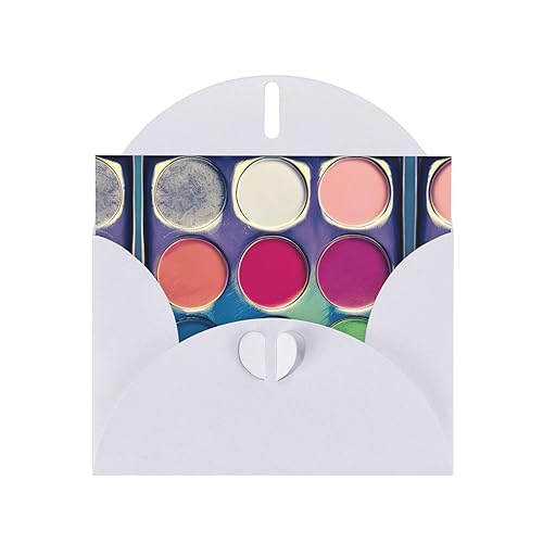 Rrkdoy Stilvolle runde Farbpalette bedruckte Grußkarte mit Perlenpapier für verschiedene Anlässe Rrkdoy Stilvolle runde Farbpalette bedruckte Grußkarte mit Perlenpapier für verschiedene Anlässe von Rrkdoy