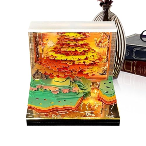 Rrlihjgu 3D-Schreibtischkalender | Kunstkalender auf Papier, 52 Wochen 2026, dekorativer Notizblock für Veranstaltungsplanung, für Zuhause, Büro, Schule, Weihnachten Rrlihjgu 3D-Schreibtischkalender | Kunstkalender auf Papier, 52 Wochen 2026, dekorativer Notizblock für Veranstaltungsplanung, für Zuhause, Büro, Schule, Weihnachten von Rrlihjgu