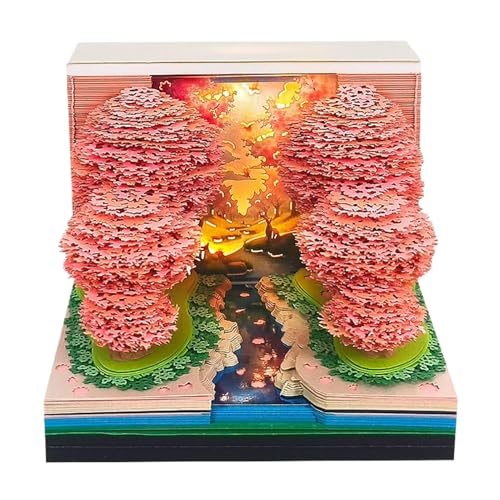 Rrlihjgu 3D-Schreibtischkalender | Kunstkalender auf Papier, 52 Wochen 2026, dekorativer Notizblock für Veranstaltungsplanung, für Zuhause, Büro, Schule, Weihnachten Rrlihjgu 3D-Schreibtischkalender | Kunstkalender auf Papier, 52 Wochen 2026, dekorativer Notizblock für Veranstaltungsplanung, für Zuhause, Büro, Schule, Weihnachten von Rrlihjgu