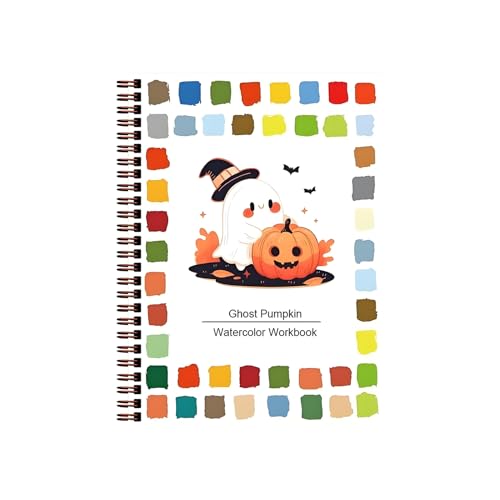 Rrlihjgu Aquarellbuch für Kinder, Halloween-Buch mit Wasser, Aquarellbuch, kreative Reiseaktivität, für alle Altersgruppen im Innen- und Außenbereich, Kunst Rrlihjgu Aquarellbuch für Kinder, Halloween-Buch mit Wasser, Aquarellbuch, kreative Reiseaktivität, für alle Altersgruppen im Innen- und Außenbereich, Kunst von Rrlihjgu