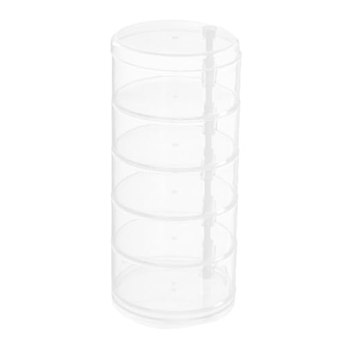 Rrlihjgu Armband-Organizer, multifunktionales rundes Display- – mehrschichtige, transparente Schmuck-Aufbewahrungsbox, drehbarer Halter für Schmuck, Anhänger, Ohrringe, Armbänder Rrlihjgu Armband-Organizer, multifunktionales rundes Display- – mehrschichtige, transparente Schmuck-Aufbewahrungsbox, drehbarer Halter für Schmuck, Anhänger, Ohrringe, Armbänder von Rrlihjgu