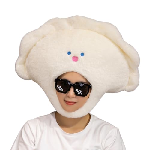 Rrlihjgu Dumping Kopfbedeckung | Chinesische Teigtaschen Cosplay Plüsch Hut | Party Kopfschmuck Für Halloween Geburtstag Karneval Ostern Kinderfest Feiern Rrlihjgu Dumping Kopfbedeckung | Chinesische Teigtaschen Cosplay Plüsch Hut | Party Kopfschmuck Für Halloween Geburtstag Karneval Ostern Kinderfest Feiern von Rrlihjgu