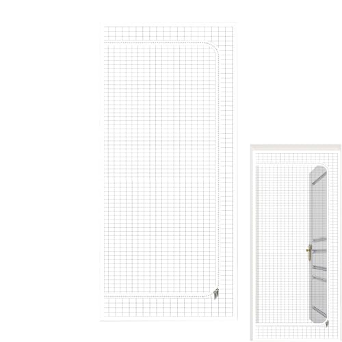 Rrlihjgu Fliegengittertür für Katzen, aus Netzstoff, verstärkt, mit Reißverschluss, für Haus, Küche, Wohnzimmer, Garage, Schlafzimmer, Balkon, Eingang von Rrlihjgu