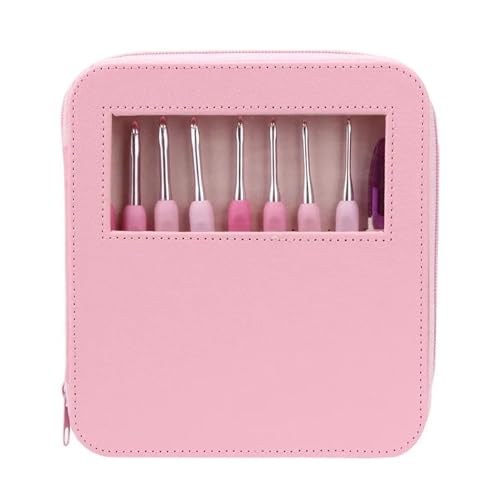 Rrlihjgu Häkelnadel-Set, handgefertigtes Häkelnadel-Set, für Anfänger, Strickwerkzeug in mehreren Größen, für Schals, Handschuhe, Socken von Rrlihjgu