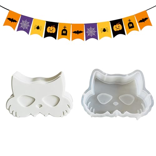 Rrlihjgu Halloween Kerzenformen - Halloweenformen Für Kerzenherstellung,Handgemachte Dekorationsfiguren Gipsformen Für Knete Epoxidharz Anhänger Seife Schokolade Pralinen Rrlihjgu Halloween Kerzenformen - Halloweenformen Für Kerzenherstellung,Handgemachte Dekorationsfiguren Gipsformen Für Knete Epoxidharz Anhänger Seife Schokolade Pralinen von Rrlihjgu