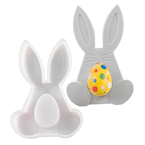 Rrlihjgu Kaninchen-Harzformen, Silikonformen für Kaninchen, handgefertigte Kerzenherstellung, hohle Form für Kaninchen mit großem, Epoxidharz-Gießform aus Rrlihjgu Kaninchen-Harzformen, Silikonformen für Kaninchen, handgefertigte Kerzenherstellung, hohle Form für Kaninchen mit großem, Epoxidharz-Gießform aus von Rrlihjgu