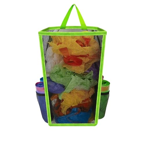 Rrlihjgu Müllsack-Spender, Netz-Müllbeutel, Organizer-Tasche aus Netzstoff, Wandhalterung für Lebensmittelbeutel für die Küche von Rrlihjgu