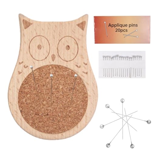 Rrlihjgu Nadelkissen für Näharbeiten, schönes Nadelkissen aus Holz, Strickzubehör für Stickerei, tägliches Handwerk, Kleidung Rrlihjgu Nadelkissen für Näharbeiten, schönes Nadelkissen aus Holz, Strickzubehör für Stickerei, tägliches Handwerk, Kleidung von Rrlihjgu