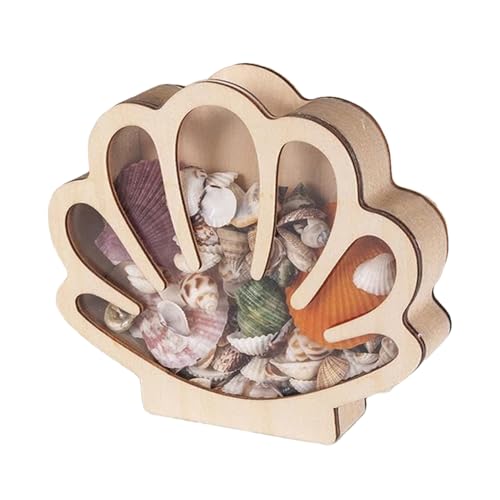 Rrlihjgu Präsentationsbox für Muscheln, Muschelhalter aus Holz, zur Präsentation von Schmuck und Schmuck für Ringe, Ohrringe, Nieten, Armbänder Rrlihjgu Präsentationsbox für Muscheln, Muschelhalter aus Holz, zur Präsentation von Schmuck und Schmuck für Ringe, Ohrringe, Nieten, Armbänder von Rrlihjgu
