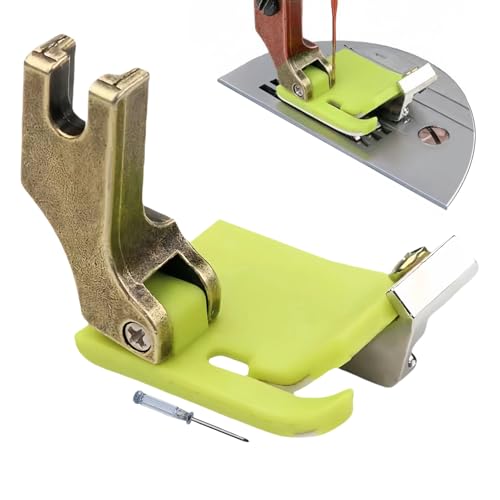 Rrlihjgu Pressfuß für Nähmaschine, verstellbarer Quiltfuß, Zubehör für Nähmaschine, Führungswerkzeug für Stoff in Anwendungen zu Hause, Overlock und Rrlihjgu Pressfuß für Nähmaschine, verstellbarer Quiltfuß, Zubehör für Nähmaschine, Führungswerkzeug für Stoff in Anwendungen zu Hause, Overlock und von Rrlihjgu