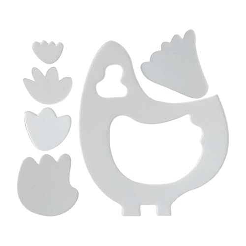 Rrlihjgu Quiltschablonen zum Schneiden von Mustern, Lineal in Form eines Huhns, für Steppdecken, Zubehör und Muster für Anfänger, Frauen, Einzelkissen, Aktivitäten Rrlihjgu Quiltschablonen zum Schneiden von Mustern, Lineal in Form eines Huhns, für Steppdecken, Zubehör und Muster für Anfänger, Frauen, Einzelkissen, Aktivitäten von Rrlihjgu