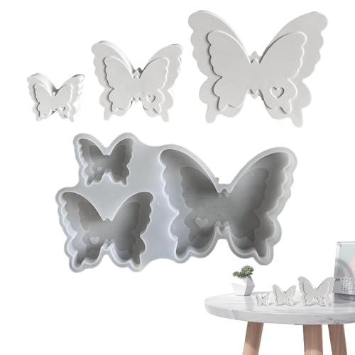 Rrlihjgu Schmetterlingsform aus Silikon, Schmetterlingsform aus Silikon, Schokolade, Gipsform, niedliche Schmetterlingsform, Seife, Epoxidharz, zum Dekorieren von Kuchen, Schokolade Rrlihjgu Schmetterlingsform aus Silikon, Schmetterlingsform aus Silikon, Schokolade, Gipsform, niedliche Schmetterlingsform, Seife, Epoxidharz, zum Dekorieren von Kuchen, Schokolade von Rrlihjgu