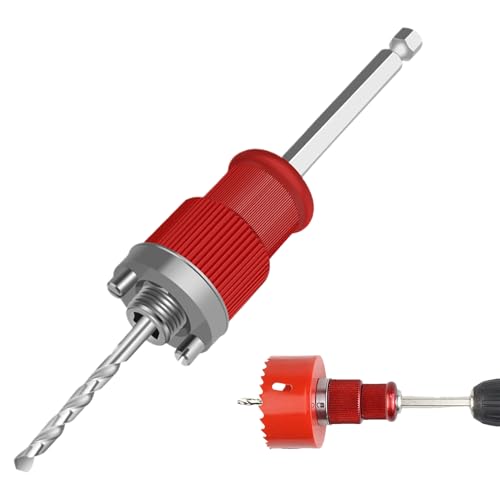 Rrlihjgu Schnelle Kernloch Bohrstange - Sechskant-Schaft Schnellschneider Für Kernbohrungen | Zubehör Für Elektrowerkzeuge Schnellbohrer Für Holz Aluminium Acryl Gipskartonplatten Rigipsplatten | von Rrlihjgu