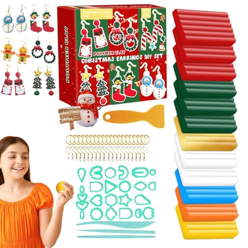 Rrlihjgu Set zur Herstellung von Ohrringen aus Ton, 148 x Ohrstecker-Set aus Ton und Bastelarbeiten, Tonwerkzeuge und Zubehör für die Schmuckherstellung Rrlihjgu Set zur Herstellung von Ohrringen aus Ton, 148 x Ohrstecker-Set aus Ton und Bastelarbeiten, Tonwerkzeuge und Zubehör für die Schmuckherstellung von Rrlihjgu