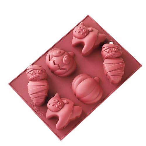 Rrlihjgu Silikonformen für Halloween, Silikonformen für Halloween, Epoxidharzgießform | Schokoladenformen zum Backen von Süßigkeiten, Seifenform mit Kerzen, Form Rrlihjgu Silikonformen für Halloween, Silikonformen für Halloween, Epoxidharzgießform | Schokoladenformen zum Backen von Süßigkeiten, Seifenform mit Kerzen, Form von Rrlihjgu