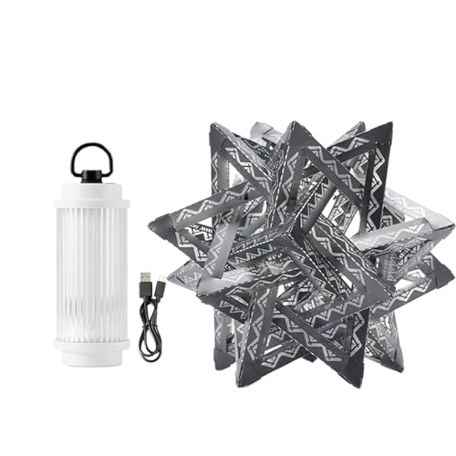 Rrlihjgu Sternlicht für Camp Lamp Star – wasserdichte Polarstern-Campinglichter, Stimmungsbeleuchtung, tragbare Camping-Ausrüstung für Terrasse, Markise, von Rrlihjgu