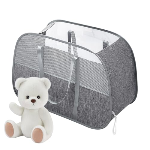 Rrlihjgu Wäschekorb aus Mesh, faltbar, mit Netzstoff, für Waschküche, Schlafzimmer und Schlafzimmer Rrlihjgu Wäschekorb aus Mesh, faltbar, mit Netzstoff, für Waschküche, Schlafzimmer und Schlafzimmer von Rrlihjgu