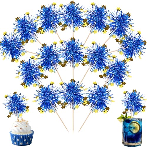 Rsstarxi 30 Stück Folien-Feuerwerk-Cupcake-Topper, glitzerndes Lametta-Getränk, Kuchendekorationen, Cocktail-Essen, Zahnstocher für Valentinstag, Geburtstag, Hochzeit, Abschlussfeier, Rsstarxi 30 Stück Folien-Feuerwerk-Cupcake-Topper, glitzerndes Lametta-Getränk, Kuchendekorationen, Cocktail-Essen, Zahnstocher für Valentinstag, Geburtstag, Hochzeit, Abschlussfeier, von Rsstarxi