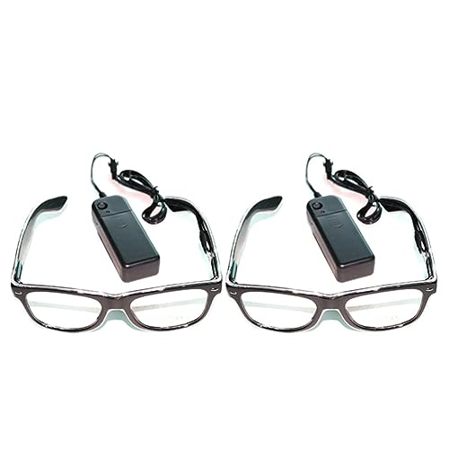 Rtauhife 1 Set Sonnenbrillen, Glänzende Brillen, Gläser, die im Dunkeln Leuchten, Partyzubehör, Partygeschenke, Kinder und Erwachsene von Rtauhife
